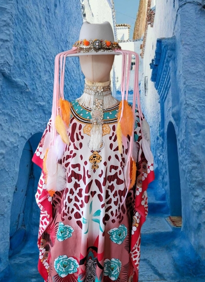 Colour print Kaftan