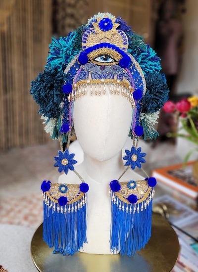 Egypt pompon hat