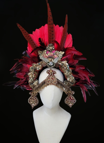 Evening sun headdress