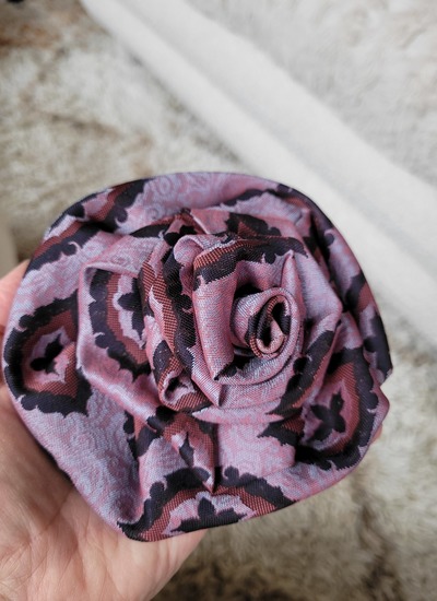 Purple Rose Brooche